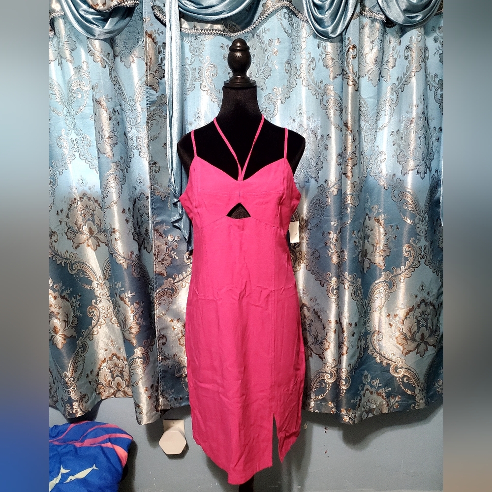 Bar III Pink Strappy Dress